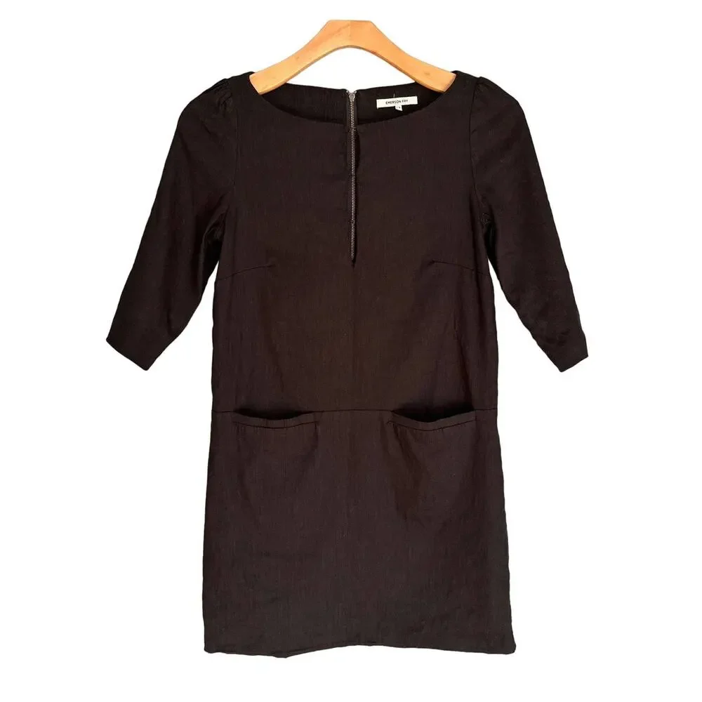 Emerson Fry Mod Black dress size xsmall - Picture 2 of 8